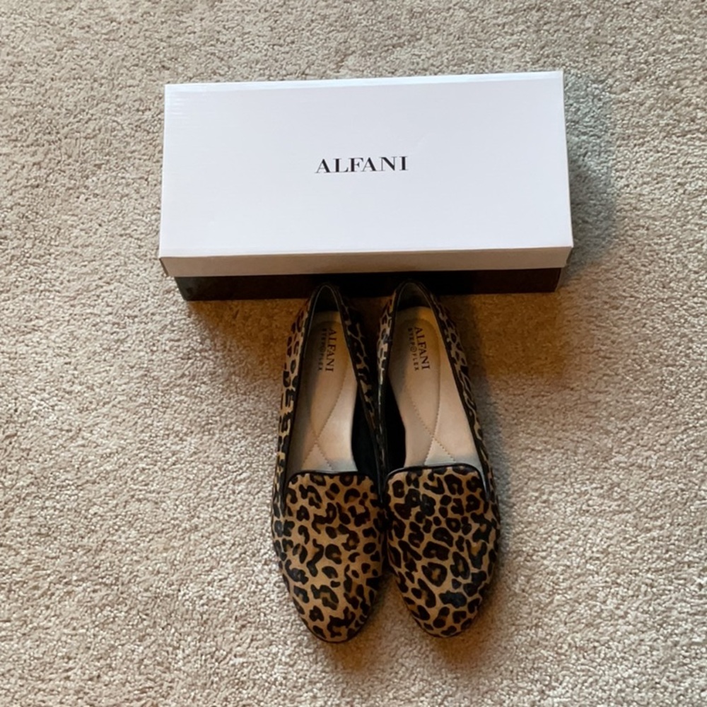 Alfani Animal Print Loafers